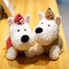 Cute West Highland Puppy Plush Toy Scribbled Puppy 8-inch Doll Doll Give Girls Creative Birthday Gift