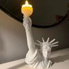 Decorative Statue of Liberty Candle Holder Home Decor Object Tealight Candle Gift