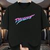 Европейские размеры Thrashin' Basketball Страстный Молодежный Принт Футболка с коротким рукавом, Динамичный И ЭнергичныйСпорт