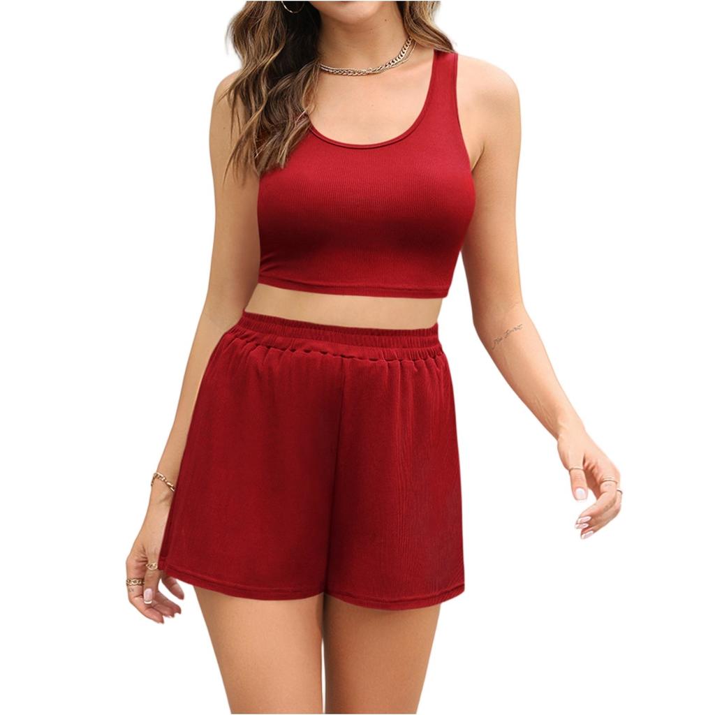 Женский летний модный повседневный спортивный комплект с шортами West Повседневный спортивный комплект с шортами West