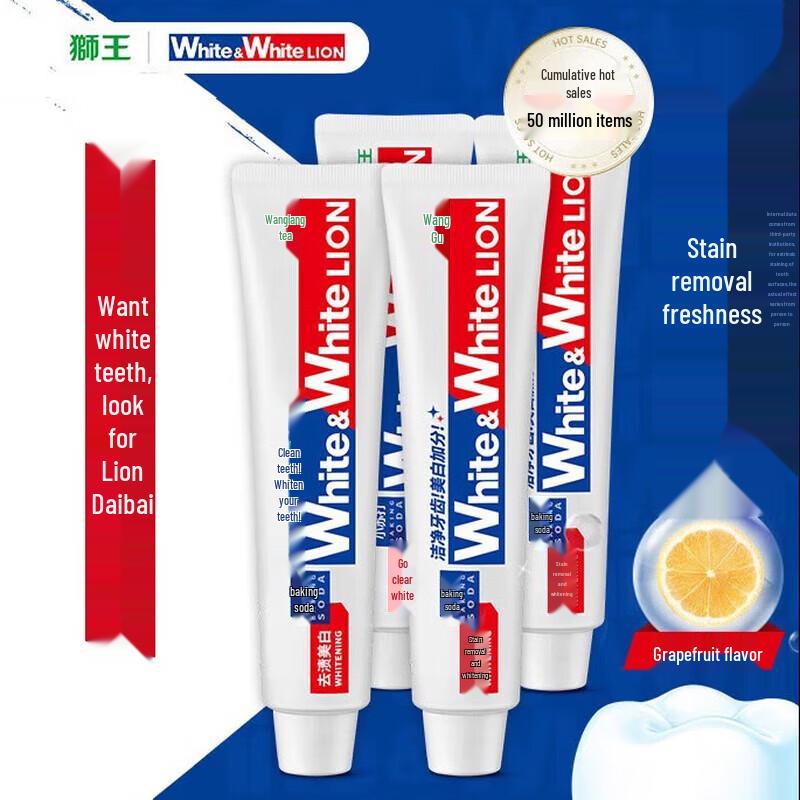 Зубная паста Lion White&White