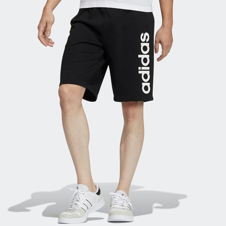 Adidas Neo Casual Breathable Sports Slim-Fit Shorts Men Bottoms Black GP4868