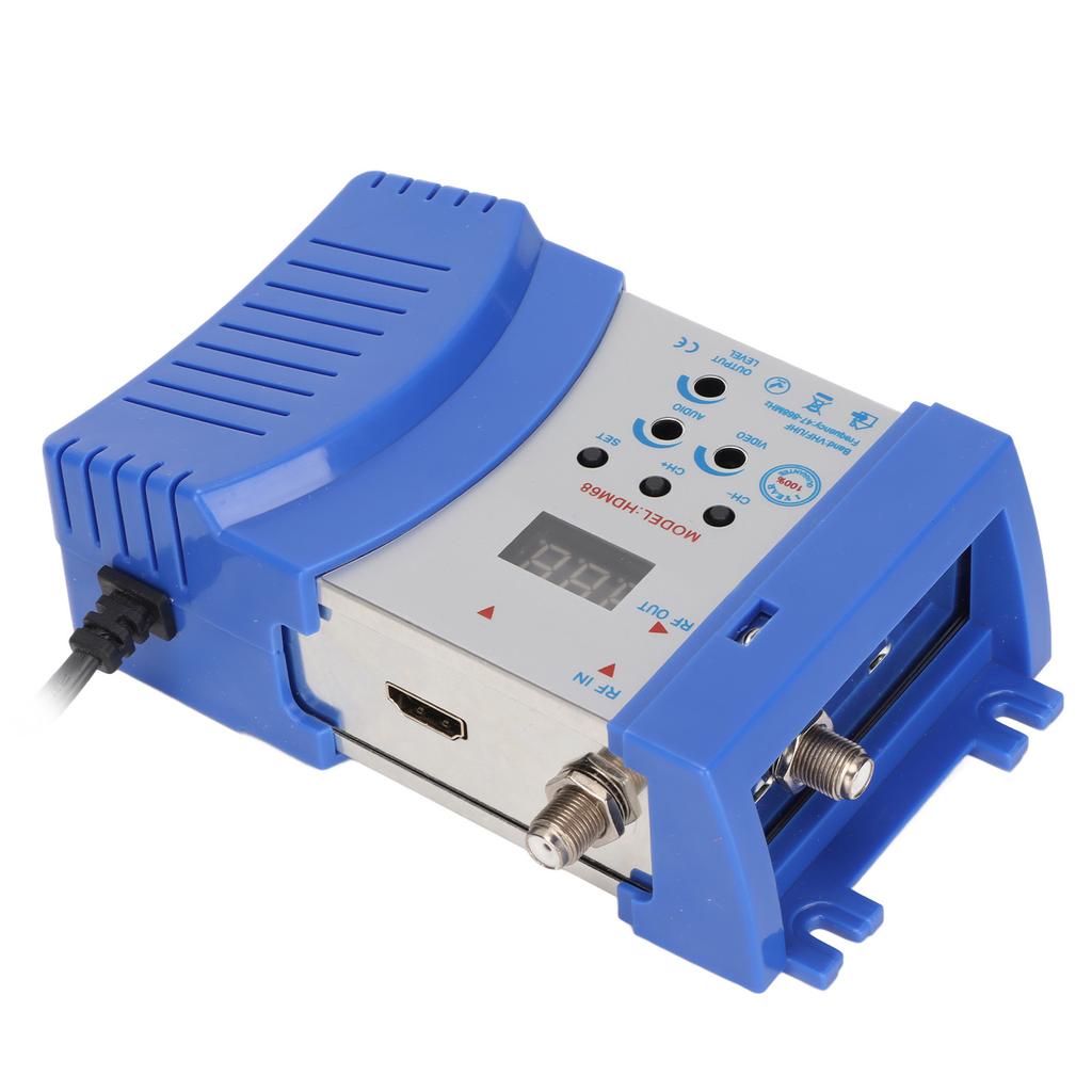 HDM68L RF-модулятор, портативный Plug and Play HD-мультимедийный интерфейс для RF-модулятора AC 90‑240VUS