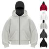 Spring and Autumn Design Double Hooded Zipper Sweater Loose Street Pocket Men's and Women's Couples Jacket