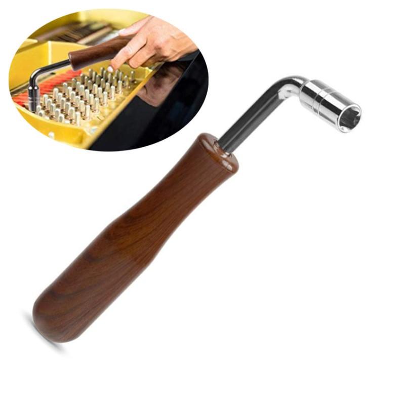 Piano Tuning Wrench Guzheng Piano Tuner Accessories L-shape Square Tuning Wrench Hammer Spanner Repair Tools