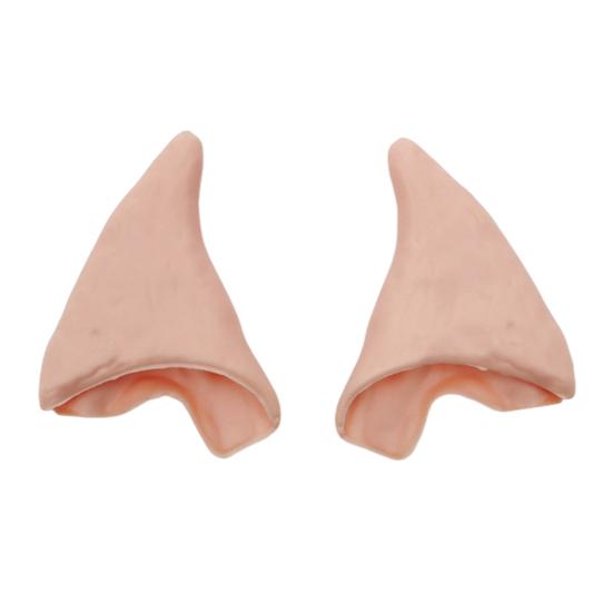 1 пара искусственных эльфийских ушей, латексные уши для косплея, многоразовые заостренные уши фей-пикси для костюмированных вечеринок, аксессуары, реквизит для фотобудки
