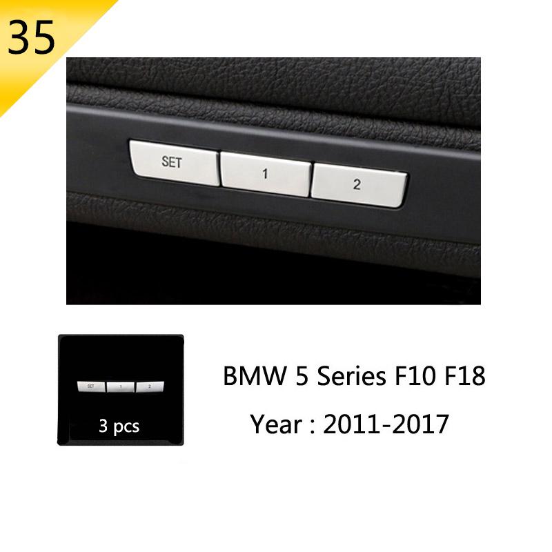 Car Styling Console Multimedia AC CD Panel Decoration Frame Cover Trim Strip Sticker For BMW 5 Series F10 Interior Accessories NM5
