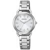 [CITIZEN] Wicca KP6-014-11 Часы на солнечной батарее, Женские, Серебристый/Белый (с светло-серой лентой)