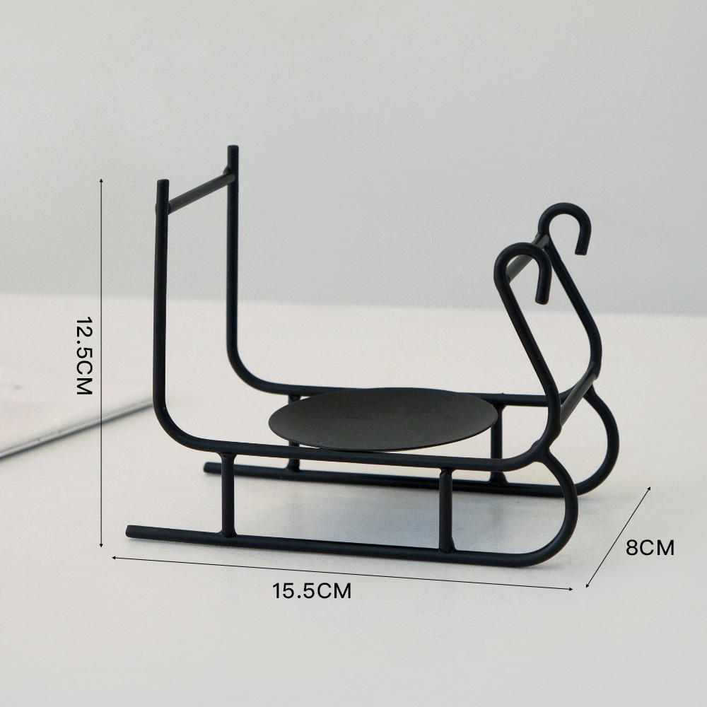 Домашний поднос для свечей Ресторанный стол Рождественское украшение Подсвечник Мебель