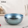 Double-Walled Pure Titanium Insulated Bowl Set With Vacuum Thermal Design Lightweight Camping Tableware Outdoor Dining