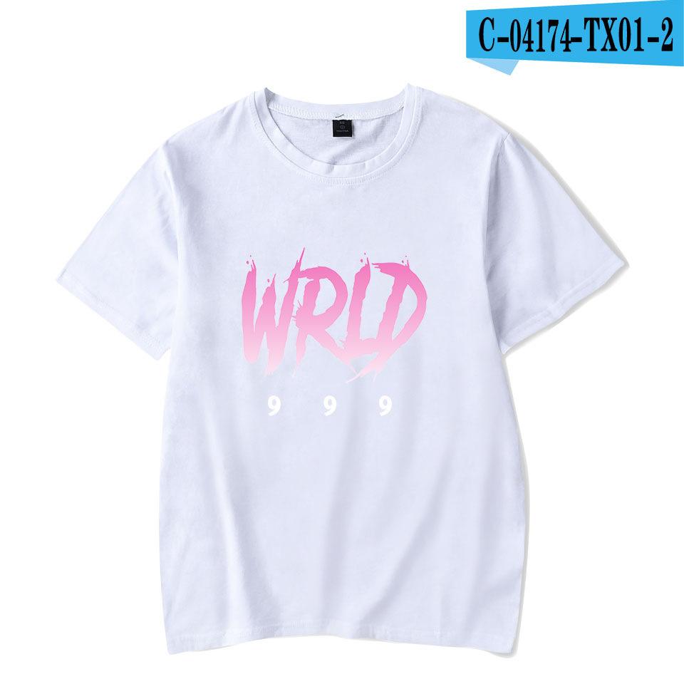 Летняя футболка в стиле хип-хоп Juice WRLD, унисекс, женская мода, футболки в стиле Харадзюку с короткими рукавами для мальчиков и девочек, повседневная черная крутая футболка, топы