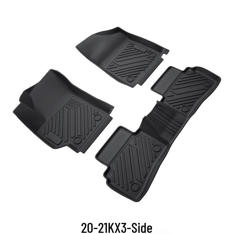 Износостойкие ТПЭ коврики для пола для Kia KX3 2020-2021 - Прочные, Устойчивые к истиранию, Легко моющиеся