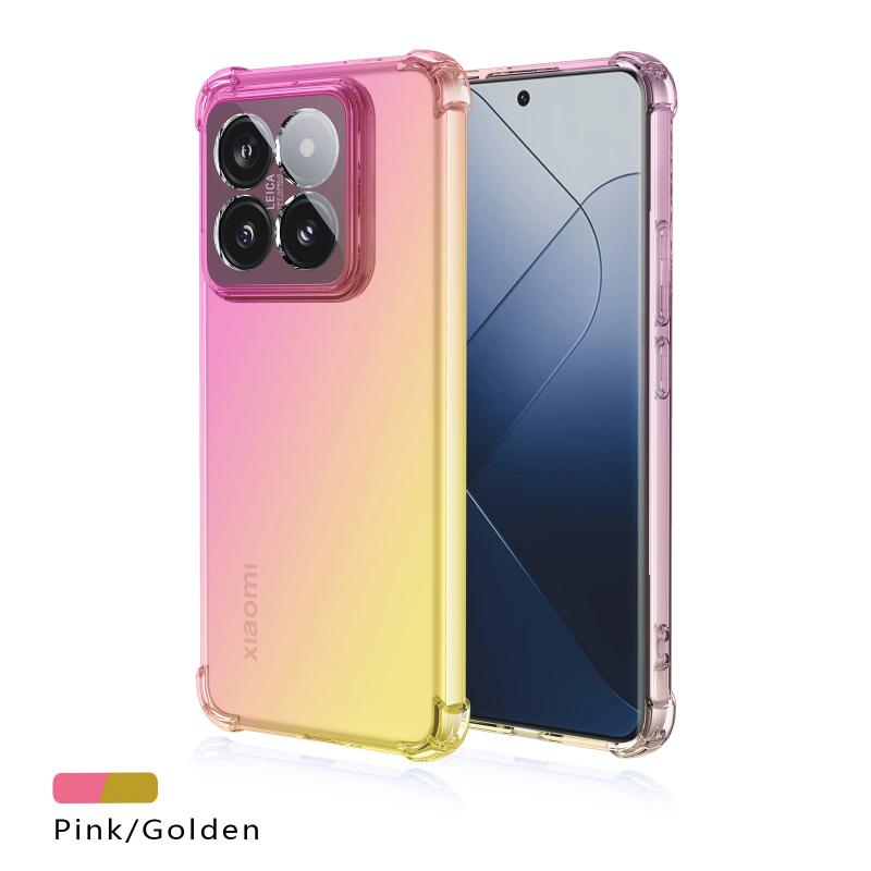 Градиентный чехол для телефона POCO X7 Pro X 7 X7Pro, противоударный силиконовый полупрозрачный мягкий защитный бампер с подушками безопасности для POCO M7pro M6 Pro 5G M5S