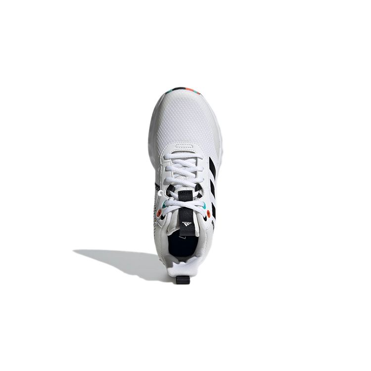 adidas Own The Game 2.0 Прочные Нескользящие Баскетбольные Кроссовки Мид-Топ Детские Кроссовки Белый Черный H01556
