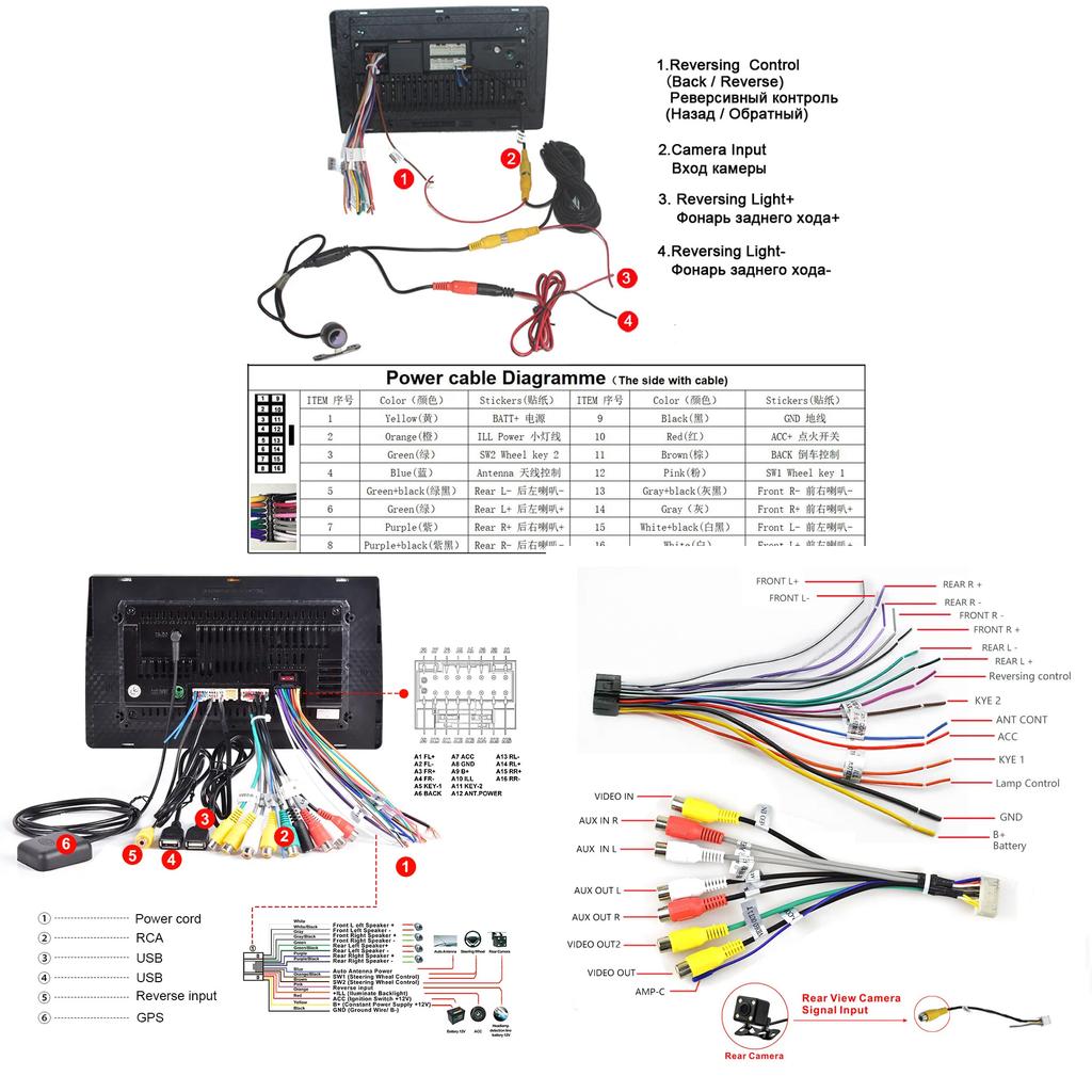 Universal 1 Din 10"2+32G Android Radio Auto Android Car Player Support Mirror Link Rear View WIFI GPS BT FM Steering Wheel Control