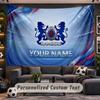 Rangers FC Personalized Tapestry Support Custom Name, Wall Art Home Decoration