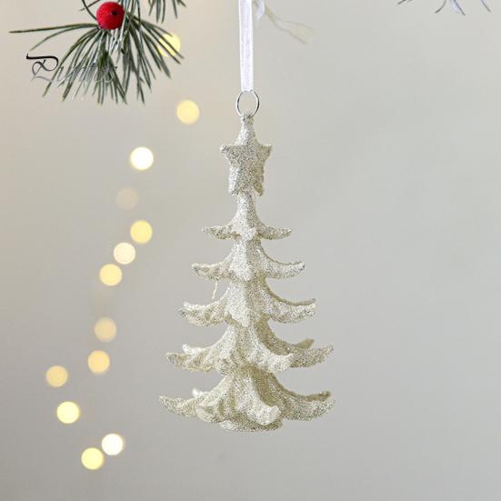 Блестящие рождественские украшения, лось, снежинка, елочные подвесные украшения, зимняя тематика, праздничный декор, подвеска для деревьев, стен, дверей