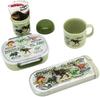OSK Bento Box Lunch Box Gakken Illustrated Book LIVE 360ml by Removing the Made In Japan Dishwasher Safe Green [With Core/Lock Type/Microwaveable Lid]