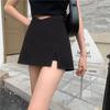 Женские шорты, юбки, мини-юбка с высокой талией, летние однотонные винтажные плиссированные юбки в стиле Харадзюку для девочек, Y2k