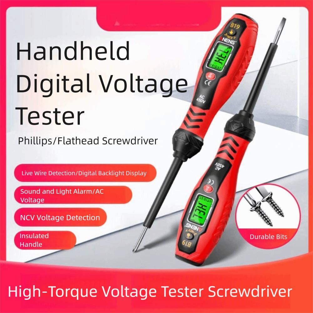 Buzzer Alarm Voltage Detector Pen Color Light Display Breakpoint Finder  Electrician Tool