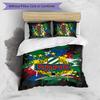 Rapid Wien FC Printed 3PCS Bedding Set Breathable Duvet Cover with Pillowcases Decorative Bed Linen for Bedroom Home