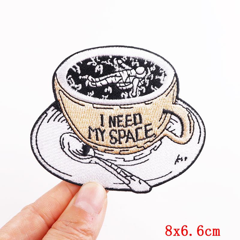 Животное Кот / Чашка Нашивка Наклейки На Клейкой Основе Для Одежды Термонаклейки На Одежду Мультяшная / Панк Наклейка Пришивание / Приклеивание Утюгом Наклейки Своими Руками
