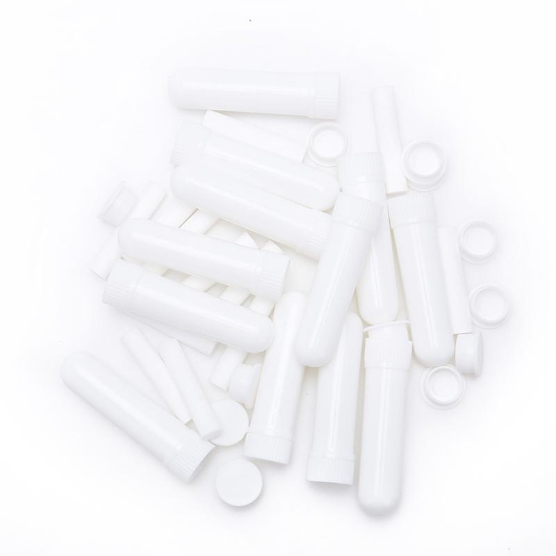 12Pcs Essential Oil Blank Nasal Inhaler Tubes Muti Color Blank Nasal Containers