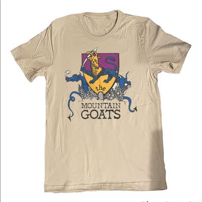 THE MOUNTAIN GOATS S to 5XL Коллекция Унисекс Песочная футболка MD1037 Унисекс Футболка