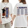 Новая футболка Billie Eilish 2025 Tour Hit Me Hard and Soft, оверсайз, хлопок