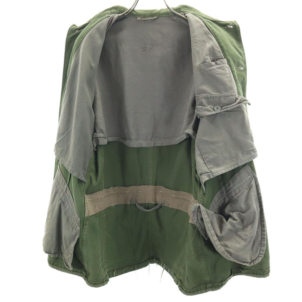 SWEDEN ARMY 70s M59 Vintage Field Jacket Khaki Military Men's Used