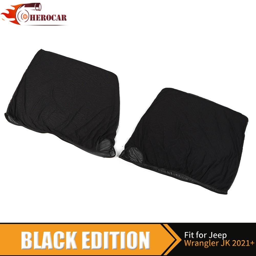 Front Window Glass Sunshade ect Shield Net For Jeep Wrangler TJ JK JL 1996-23