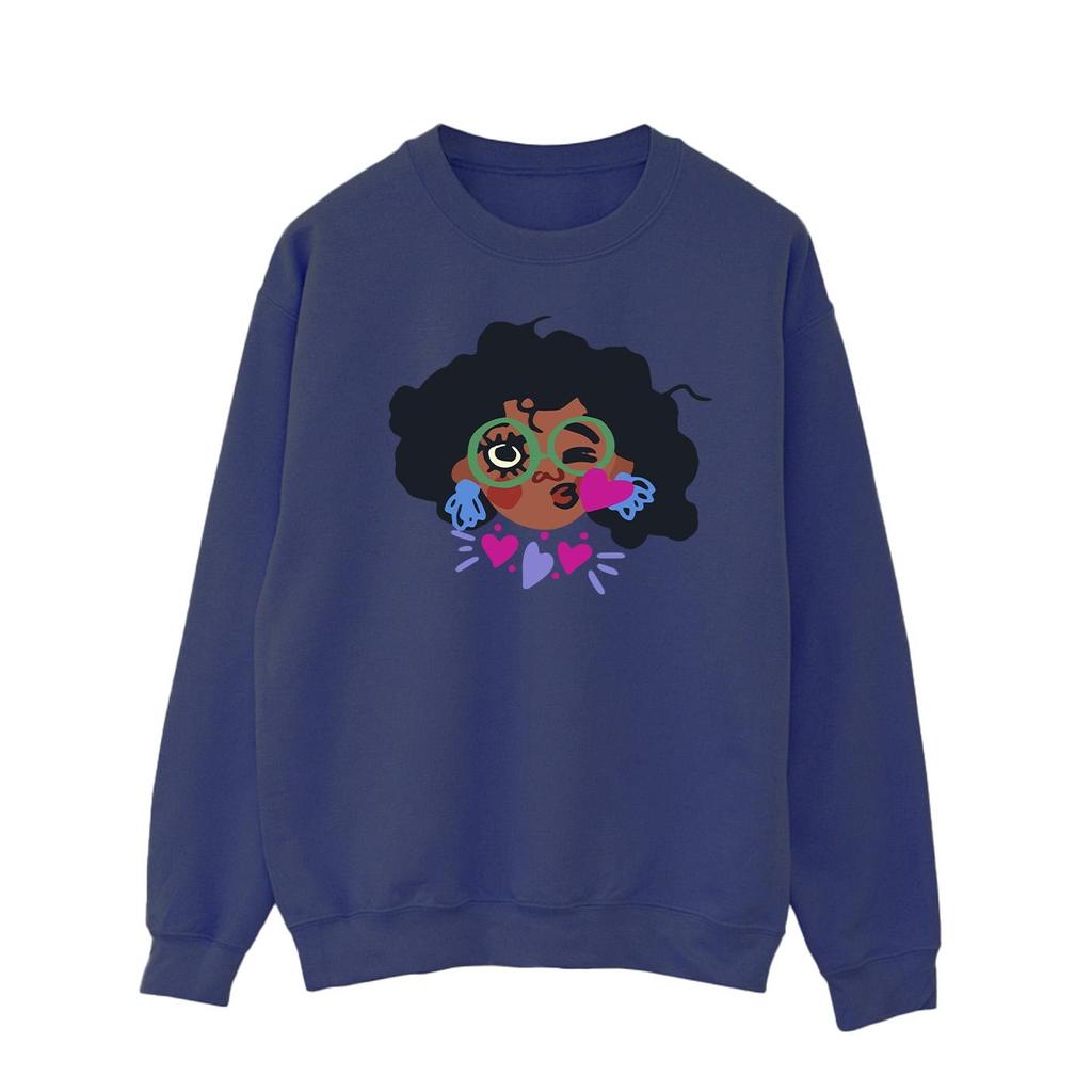 Disney Mens Encanto Mirabel Kiss Sweatshirt