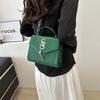 Модная простая сумка через плечо, повседневная женская сумка через плечо, новая стильная сумка, женская ретро-персонализированная маленькая квадратная сумка