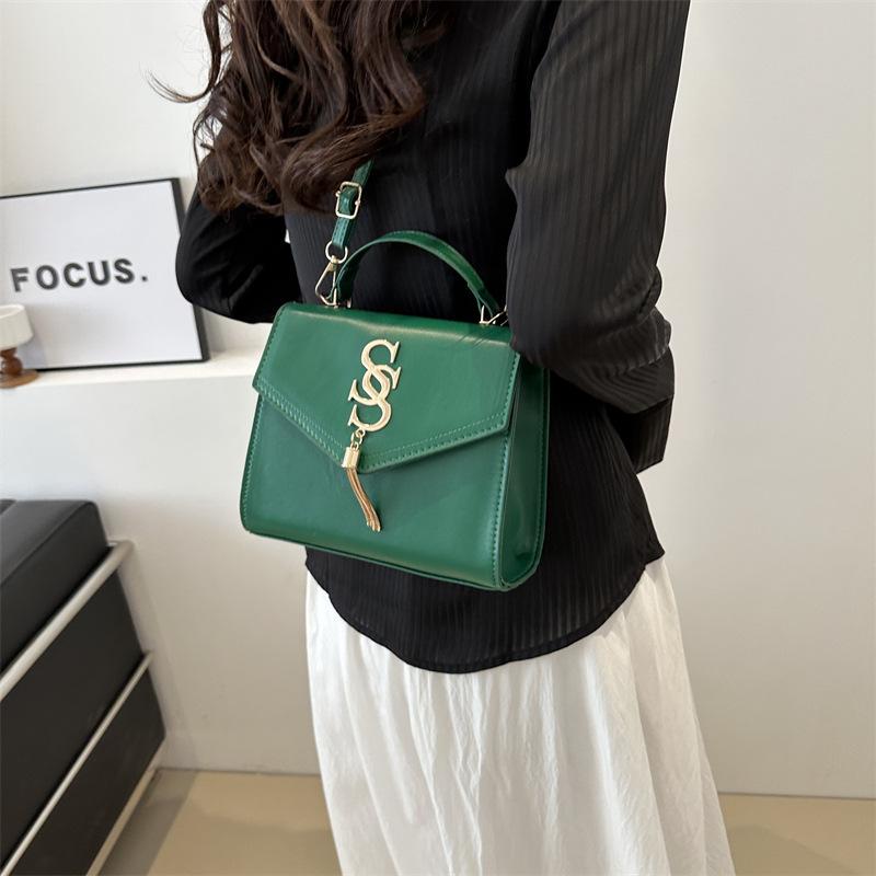 Модная простая сумка через плечо, повседневная женская сумка через плечо, новая стильная сумка, женская ретро-персонализированная маленькая квадратная сумка