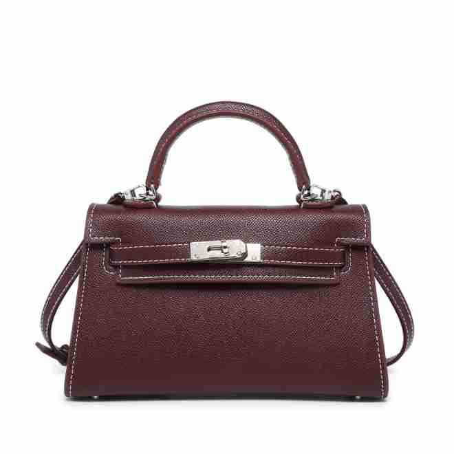 Горячая сумка второго поколения без пуха из натуральной кожи, высококлассная модная женская мини-сумка для ношения в руке, текстурная сумка-тоут