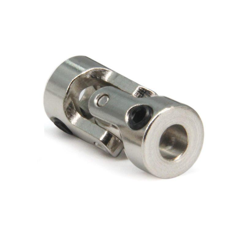 Hongtu 1Pc Metal Universal Joint Shaft Coupling - 2/2.3/3/3.17/4/5/6/8/10/12mm, Coupler Connector for RC Model/DIY Car/Boat
