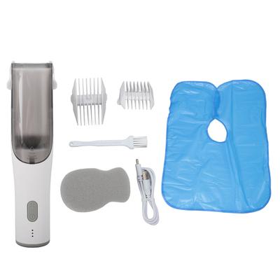 Детская машинка для стрижки волос с вакуумом, водонепроницаемая, тихая, безопасная стрижка волос, детский триммер для волос с 2