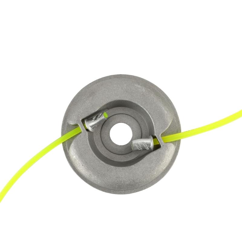 Алюминиевая головка триммера для травы с 4 лесками, головка для триммера, режущая головка с резьбой для аксессуаров для газонокосилки