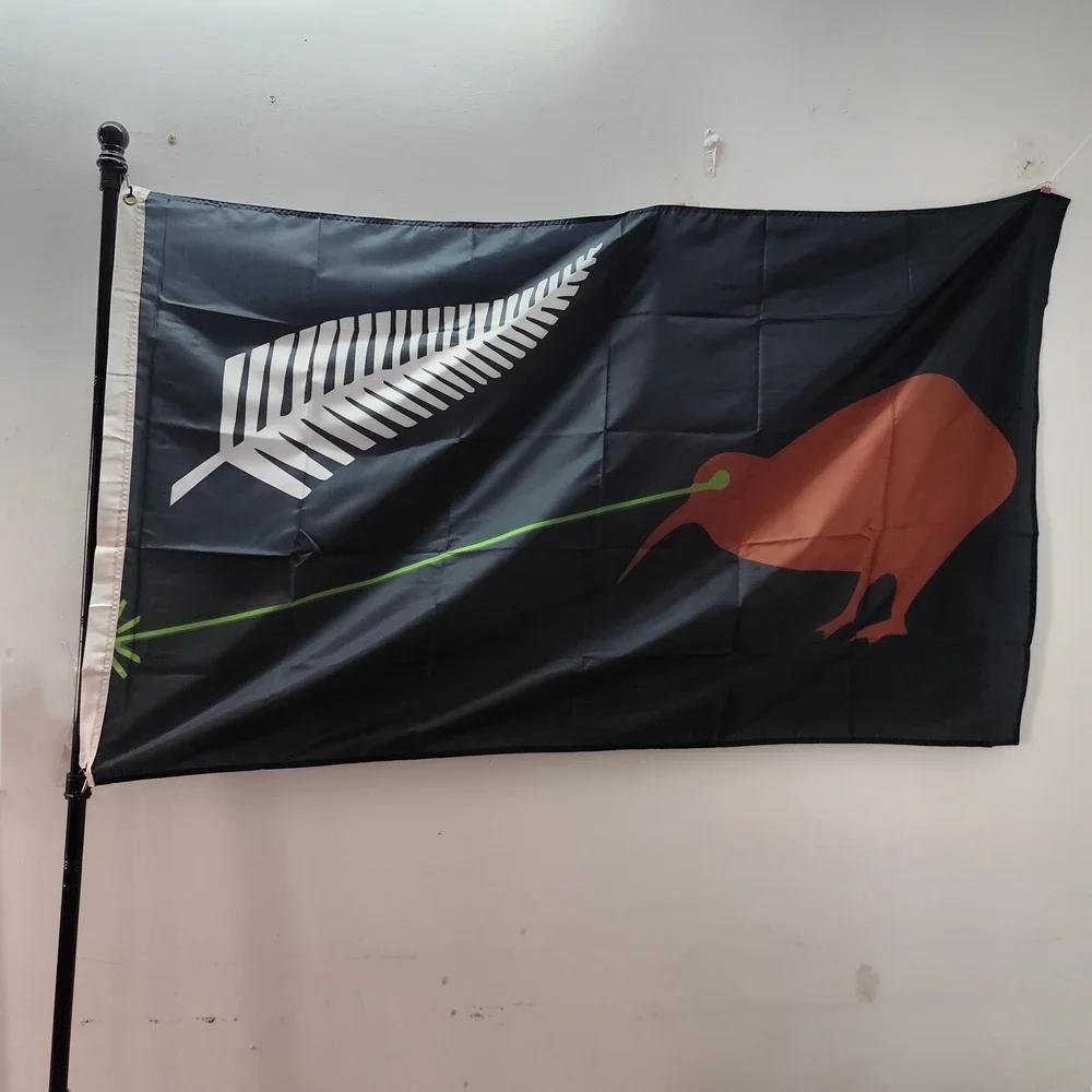 New Zealand Kiwi Flag, Hanging Banner for Decoration, 90x150cm