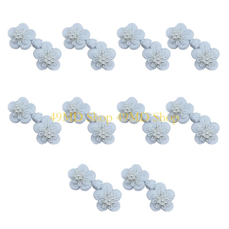 49MD Stylish Buttons Chinese Traditional Cheongsam Sew On for Handcraft