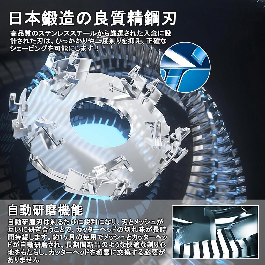 Compact Electric Automatic Shaver with Beard Density Electric IPX7 Rotary LED Power Low Accidental Touch Business Carry It In The Birthday Gift For