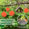 10Pcs Clay Pigeon Hook Heavy Duty Weather-proof Plastic Clay Target Holder Outdoor Shoot Practice Hanging Target Hanger