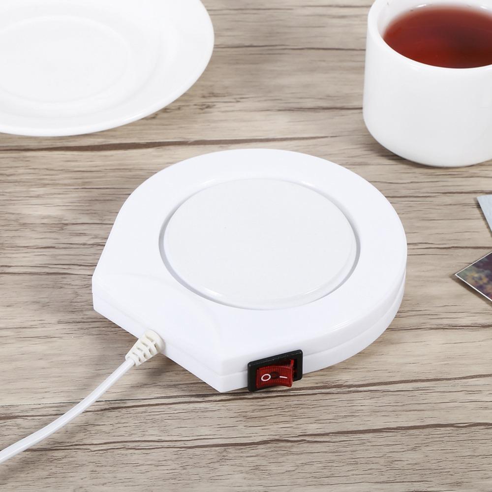 US Standard Plug Mug Warmer Uniform Heating Plate Tea Thermal Mat  Hot Beverage Heating