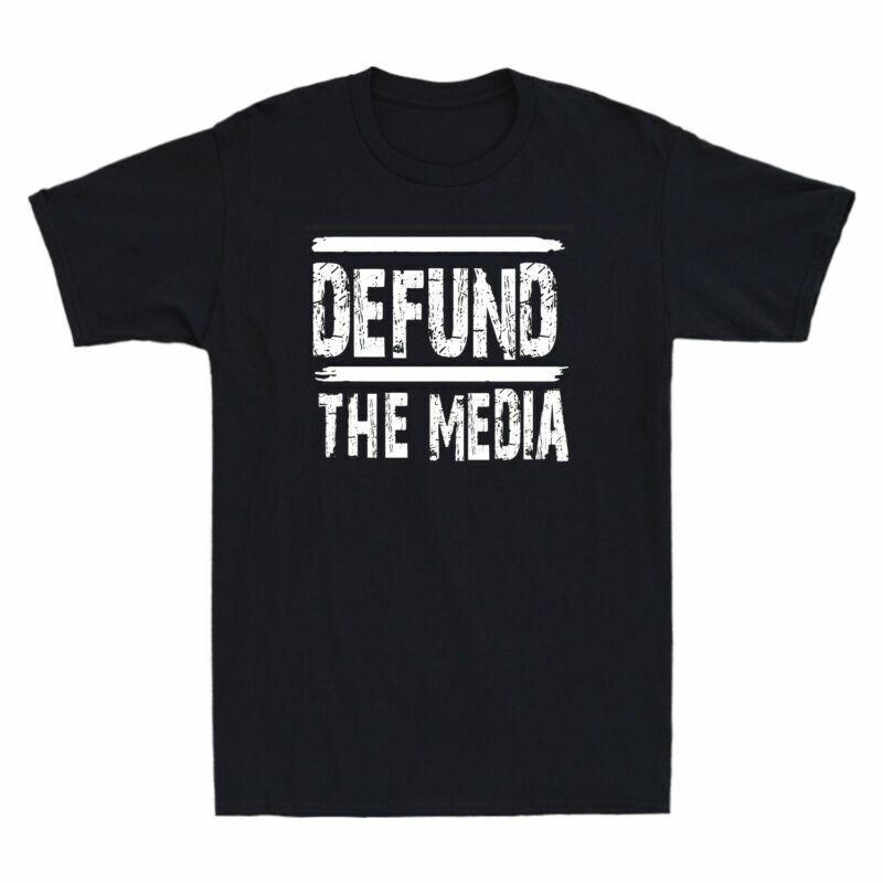 Fake Saying Black Vintage Funny Media Sarcasm Shirt News Tee The Tshirt Defund