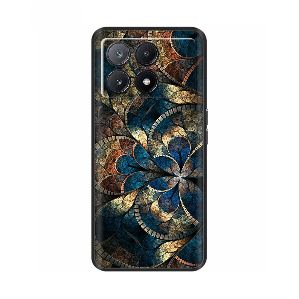 Phone Case For Poco X6 Pro Coque Cover For Poco X6 Neo Pocox6 Pro 5G Soft Black Silicone Bumper Shockproof Case Protection Shell