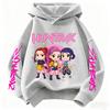 Kpop Demon Hunter Hoodies Kids Kawaii Rumi Mira Zoey Sweatshirt Girls Boys Winter Pullover Long Sleeves Children Clothes