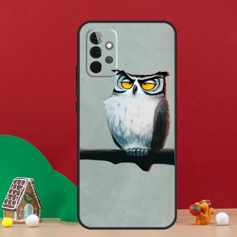 Cute Owl Cartoon Case For Samsung Galaxy A56 A33 A13 A36 A23 A52 A32 A12 A54 A34 A14 A16 A53 A15 A35 A55 A17