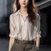 Stripe Women Shirt Vintage Blouse Fashion Spring Autumn Womens Tops Casual Female Clothing Loose Elegant Shirts for Women