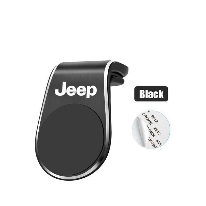 Magnetic Car Phone Holder Mobile Mount Smartphone Gps Support Stand For Jeep Grand Cherokee Wrangler JK Gladiator Compass Renega