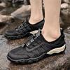 Летние болотные туфли, дышащая обувь с сетчатой ​​поверхностью, мужская обувь для воды, уличная альпинистская обувь с сетчатыми отверстиями, мужская обувь